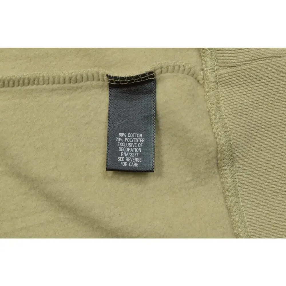 Croft & Barrow XXL Legends Outfitters Tan Embroidered Lab Dog Fleece Sweatshirt - Picture 6 of 8